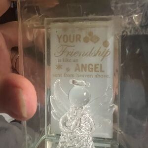 Glass Angel Figurine